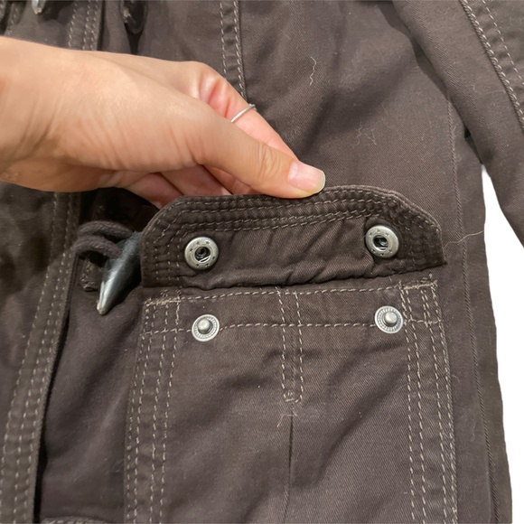 Abercrombie & Fitch Brown Winter Jacket Size Small - Picture 8 of 10